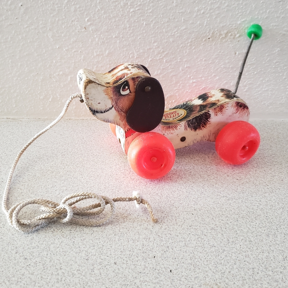 Fisherprice Little Snoopy Pull Vintage Dog